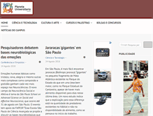 Tablet Screenshot of planetauniversitario.com